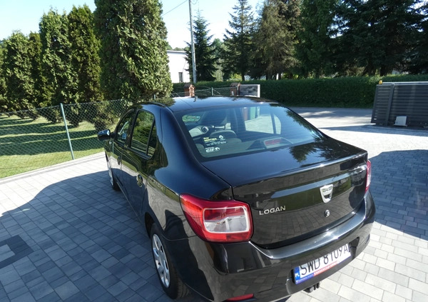 Dacia Logan cena 23000 przebieg: 125347, rok produkcji 2014 z Żabno małe 121